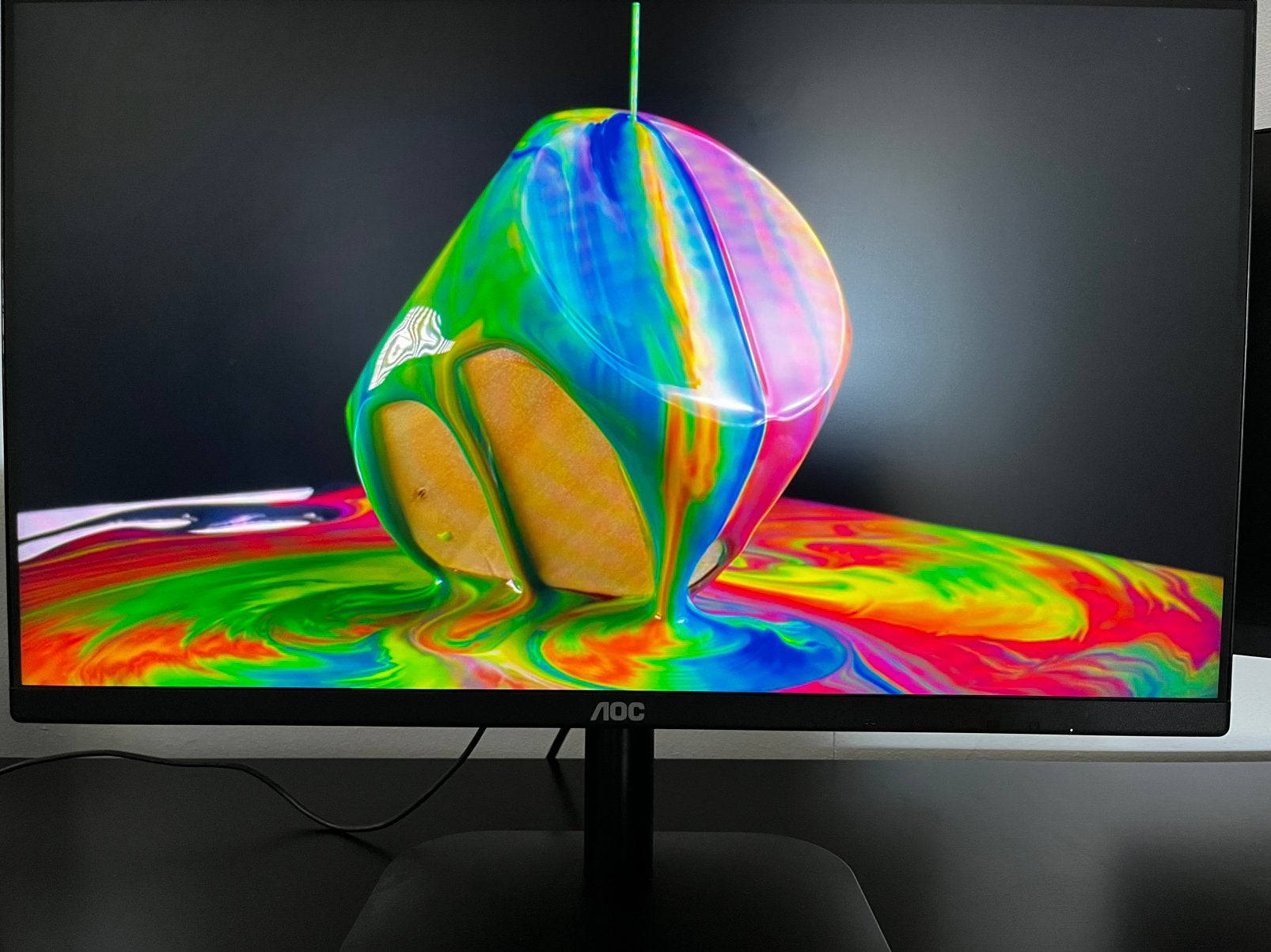 AOC monitor 24 inch Full HD, Computers en Software, Monitoren, Ophalen, IPS, HDMI, Full HD