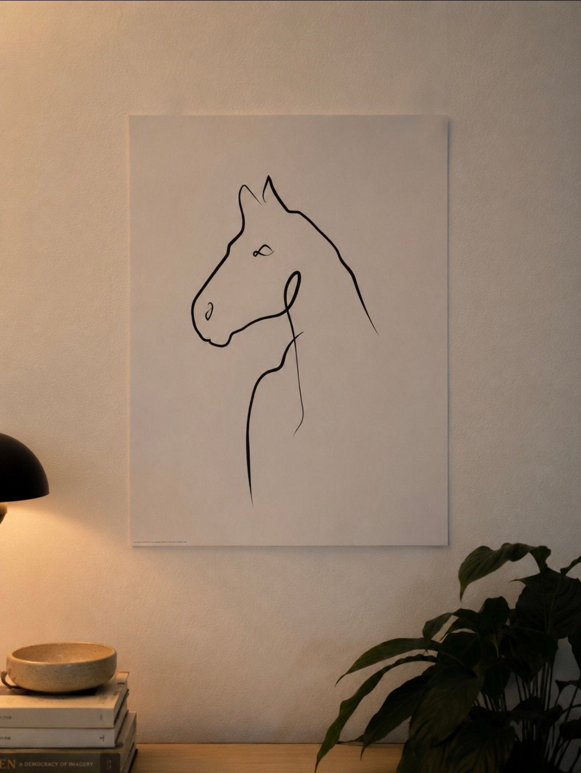 Paarden poster, Antiek en Kunst, Ophalen of Verzenden