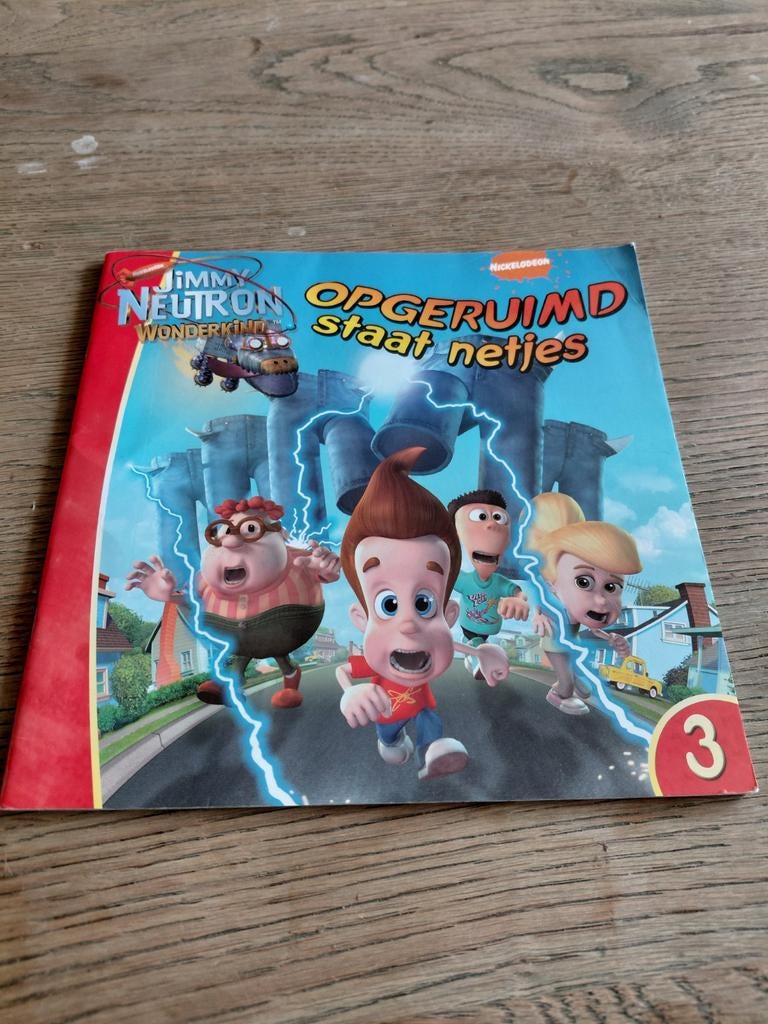 Avonturen van Jimmy Neutron: Wonderkind deel 2 strip., Boeken, Kinderboeken | Baby's en Peuters, 3 tot 4 jaar, Nickelodeon, Ophalen of Verzenden