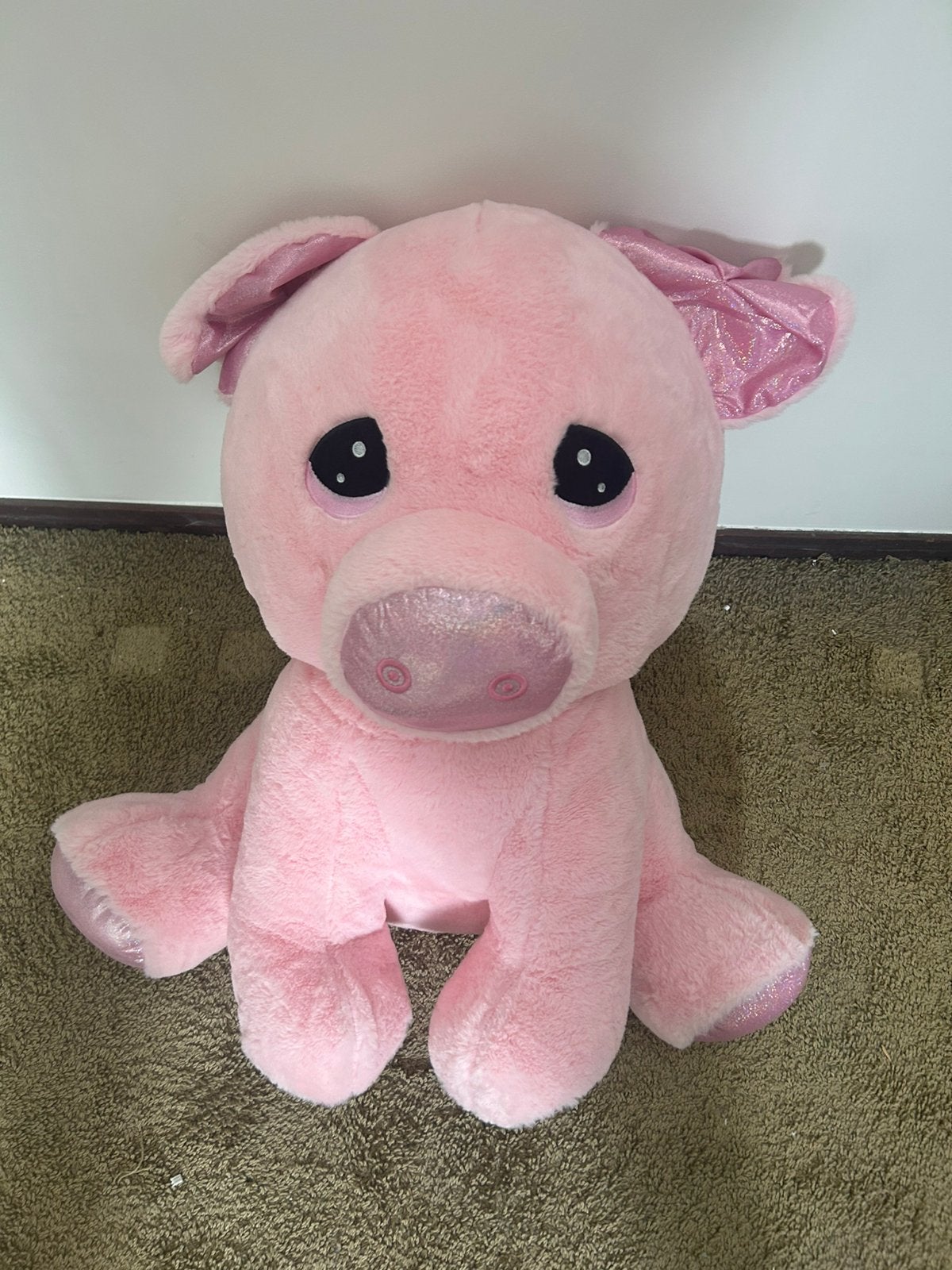 Groot knuffel varken, Kinderen en Baby's, Ophalen of Verzenden, Zo goed als nieuw, Roze
