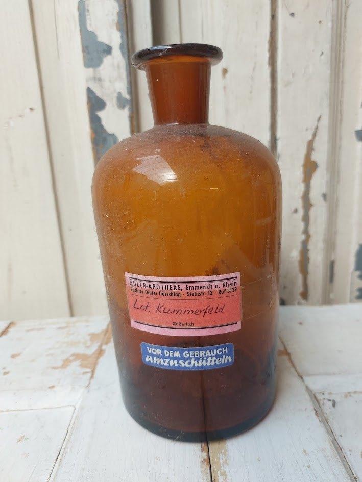 Oud glazen apothekersfles, Antiek en Kunst, Antiek | Glas en Kristal, Ophalen of Verzenden