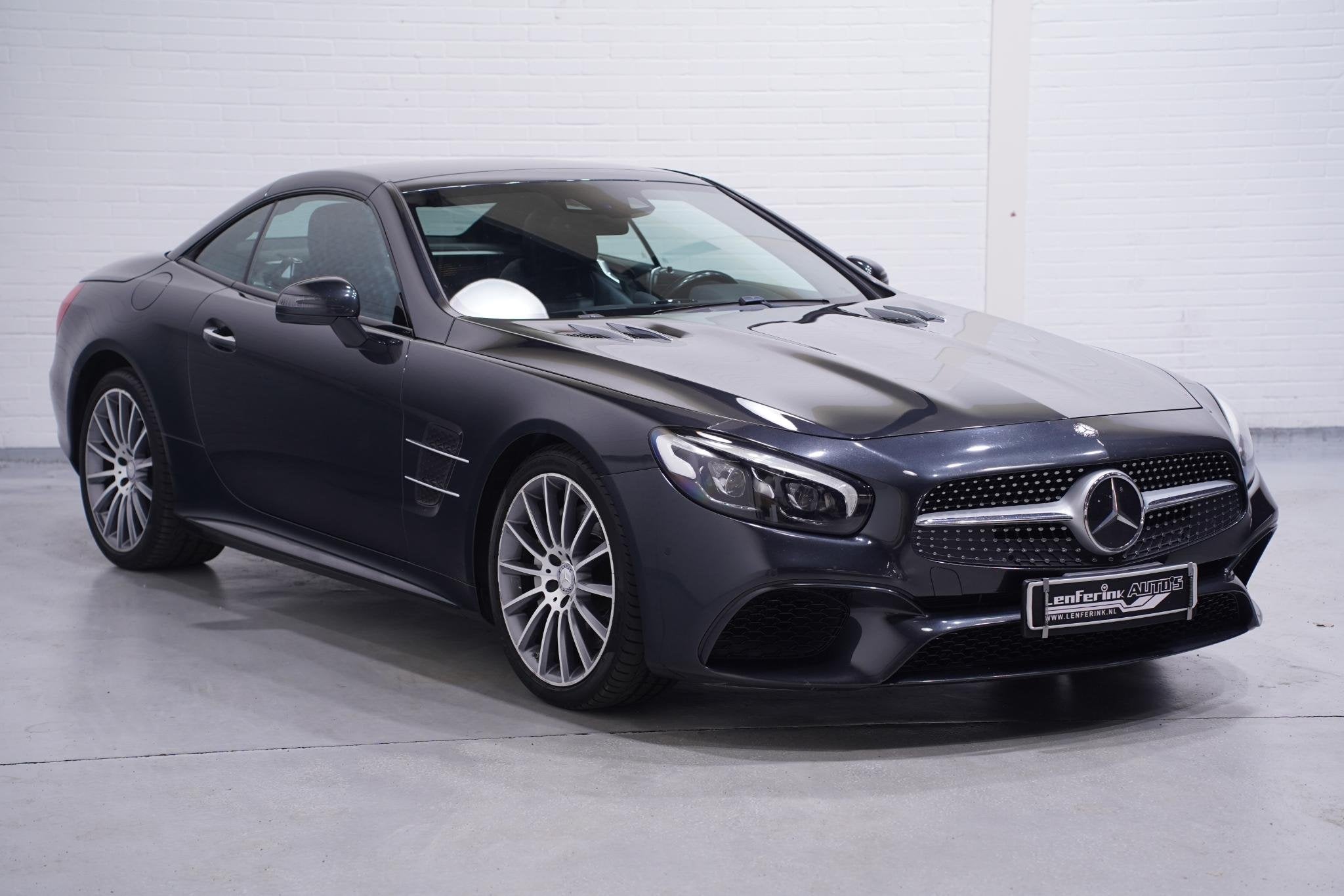 Mercedes-Benz SL-klasse 500 Harman Kardon Memory Apple Carpl, Auto's, Mercedes-Benz, Automatische klimaatregeling, Achterwielaandrijving