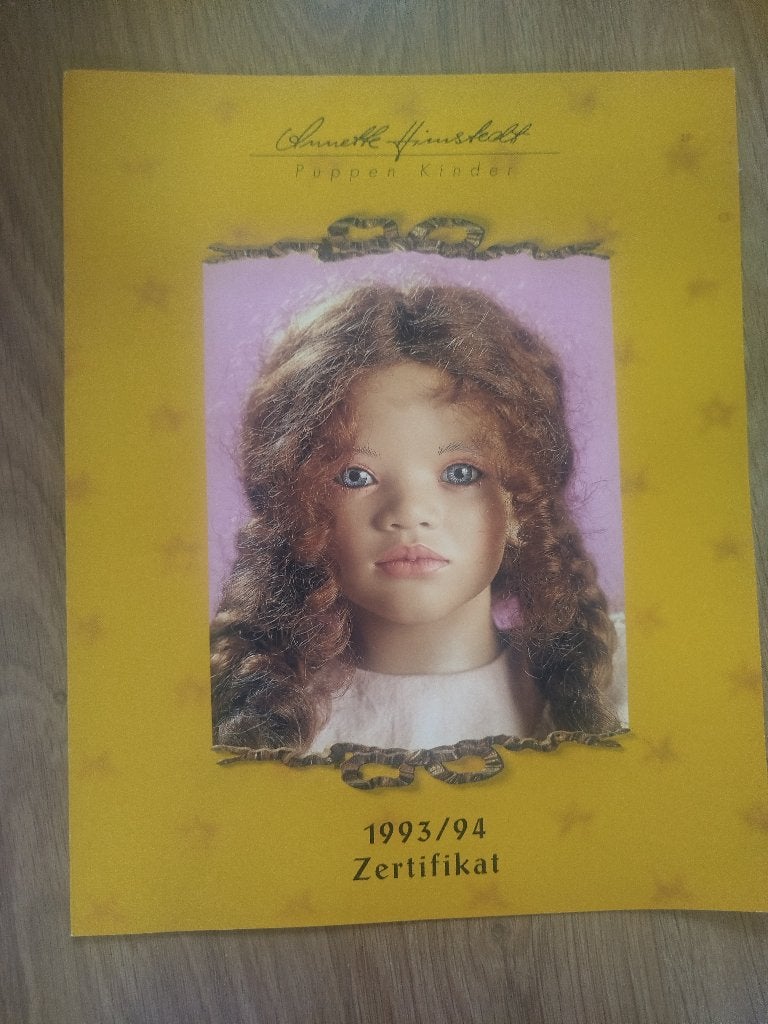 Originele Anette Himstedt pop "Lona", Ophalen of Verzenden, Gebruikt, Pop