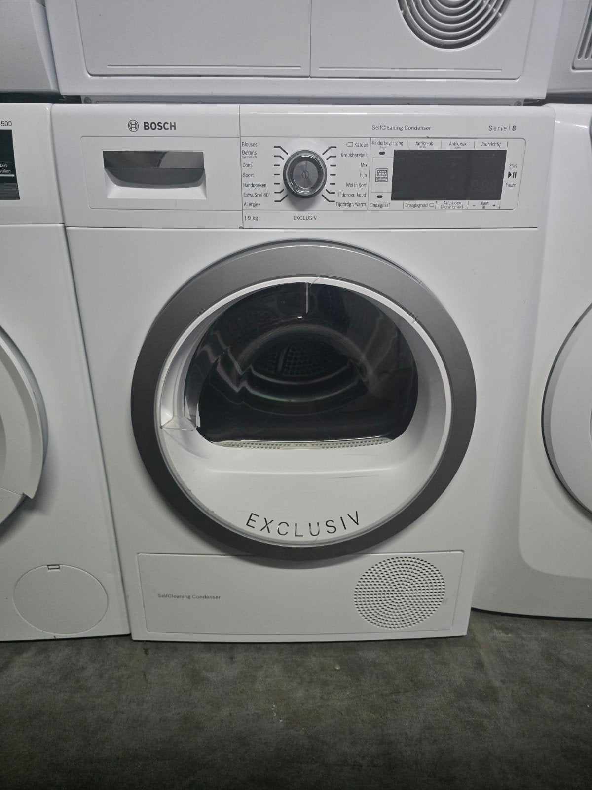 Keurige ruime Bosch Serie8 warmtepompdroger! 9KG! Garantie!✅, Bosch, 8 tot 10 kg, Ophalen of Verzenden, Zo goed als nieuw