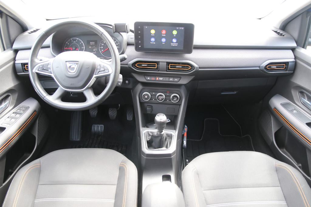 Dacia SANDERO Stepway 1.0 TCe 90 Comfort / Navi / Airco / Cr, Voorwielaandrijving, 1071 kg, Euro 6, Blauw