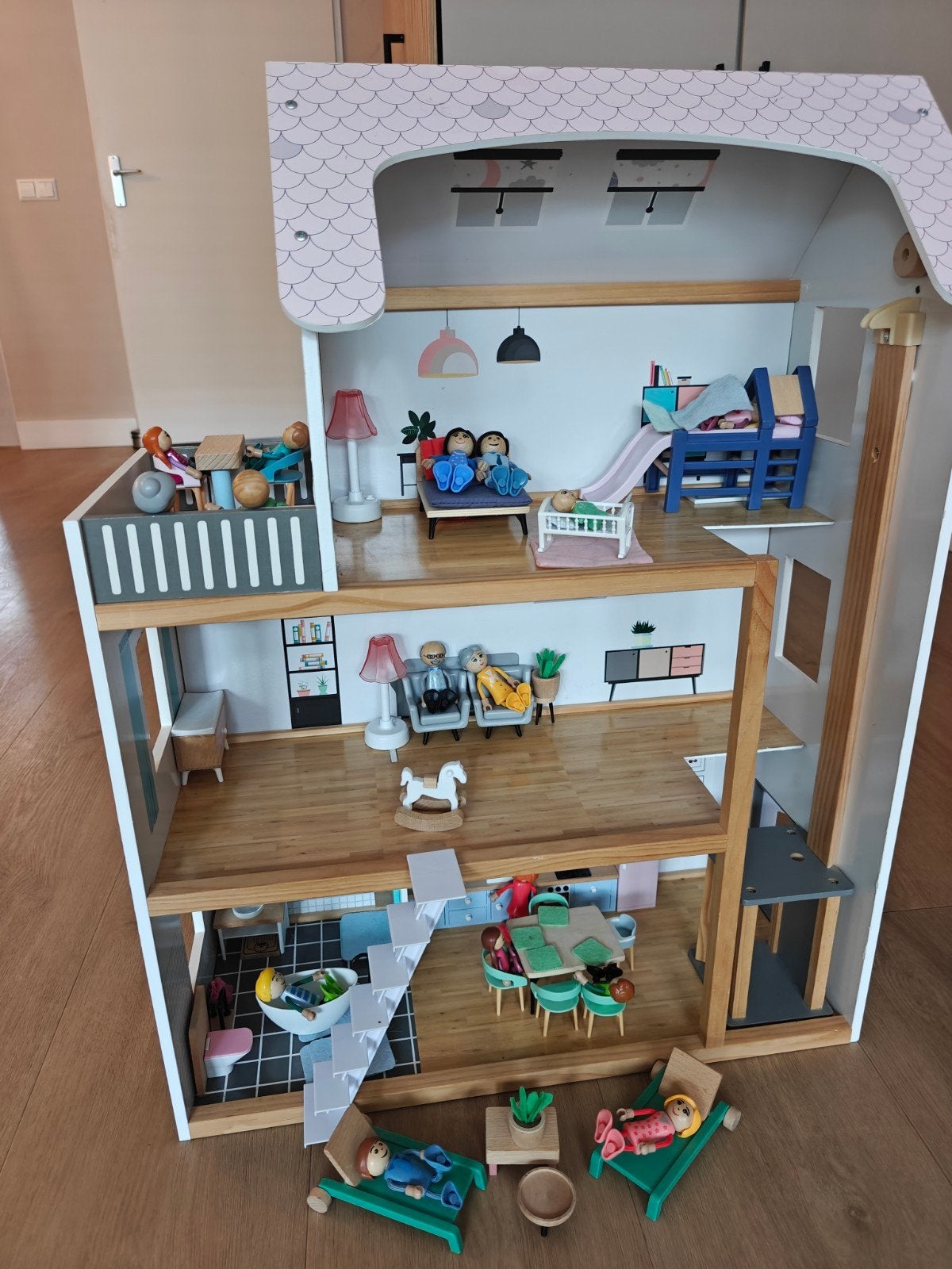 Poppenhuis, Kinderen en Baby's, Ophalen, Gebruikt, Poppenhuis