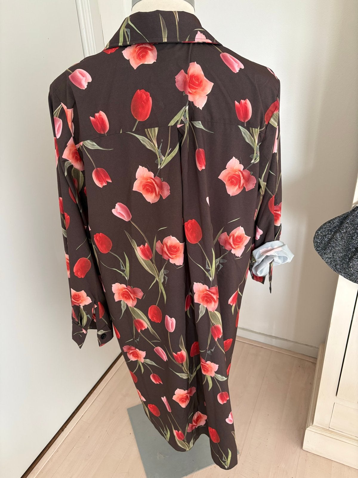 Jurk/blouse met bloemenprint, maat 48/50, Ophalen of Verzenden, Nieuw, Maat 46/48 (XL) of groter, Meerkleurig