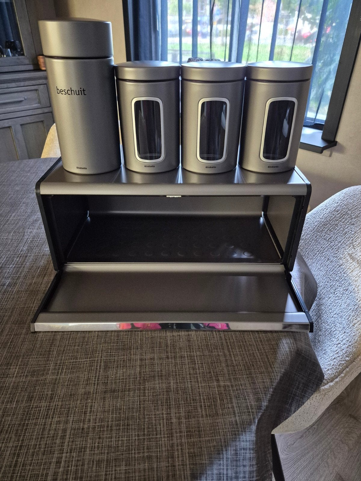 brabantia brooddoos en voorraadbussen, Huis en Inrichting, Ophalen, Overige materialen, Overige typen, Zo goed als nieuw