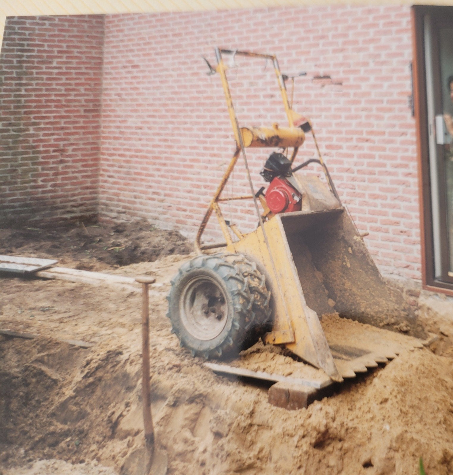 Robuuste motorkruiwagen voor zwaar werk, Ophalen, Gebruikt