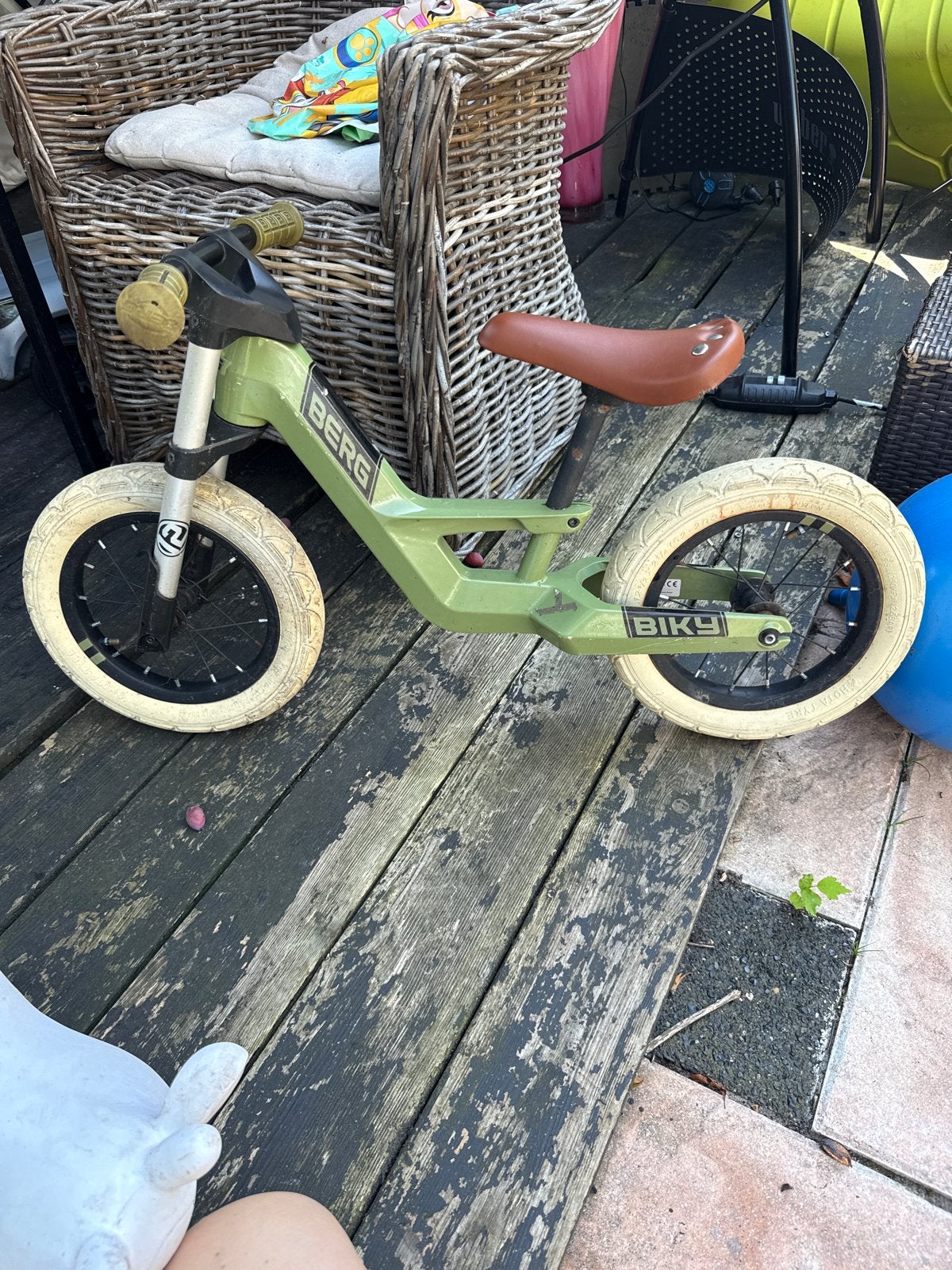 Mooie groene BERG Biky loopfiets - Gebruikt, Ophalen, Gebruikt, Loopfiets