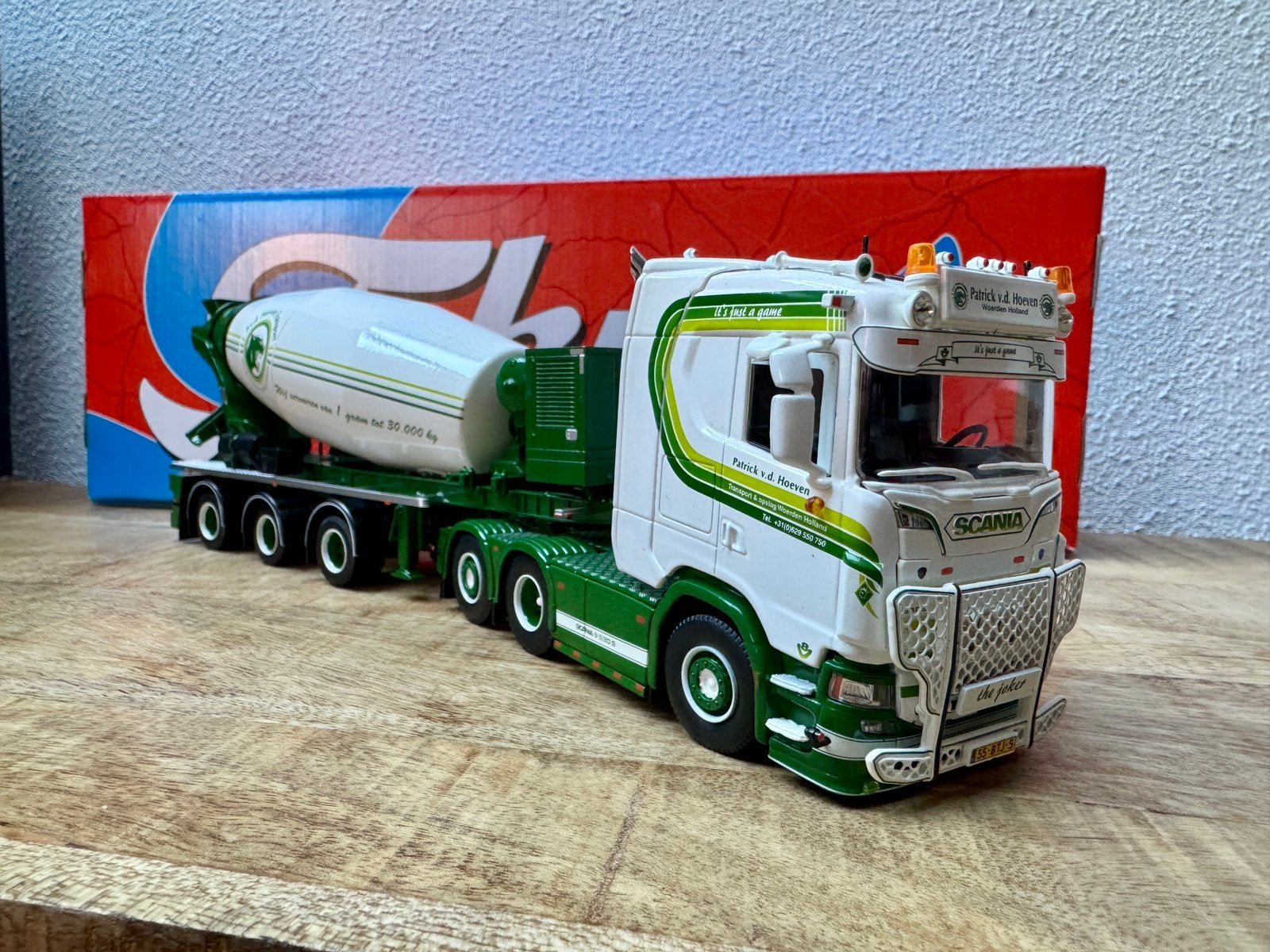 Tekno Scania Next Gen 530S met betonmixer Patrick vd Hoeven, Ophalen of Verzenden, Nieuw, Bus of Vrachtwagen, Tekno