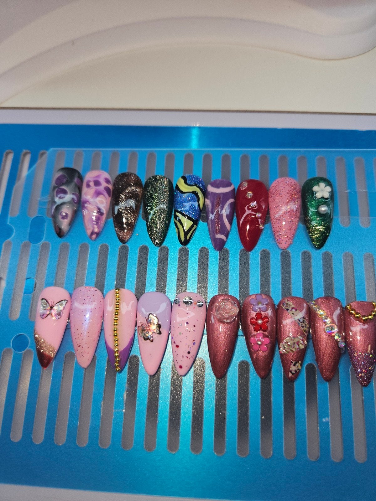 Nagelstyliste aan huis, Ophalen of Verzenden, Zo goed als nieuw, Wit, Handen en Nagels