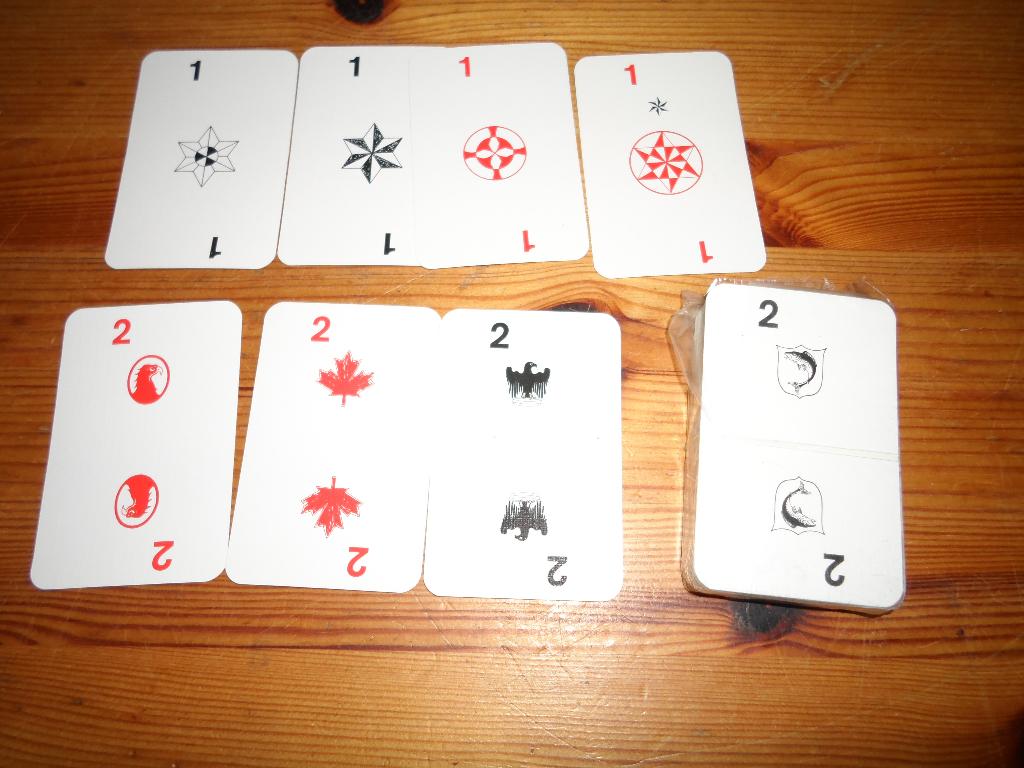 Kaartspel met manen / klavers / sterren / ankers / kronen .., Ophalen of Verzenden, Gebruikt