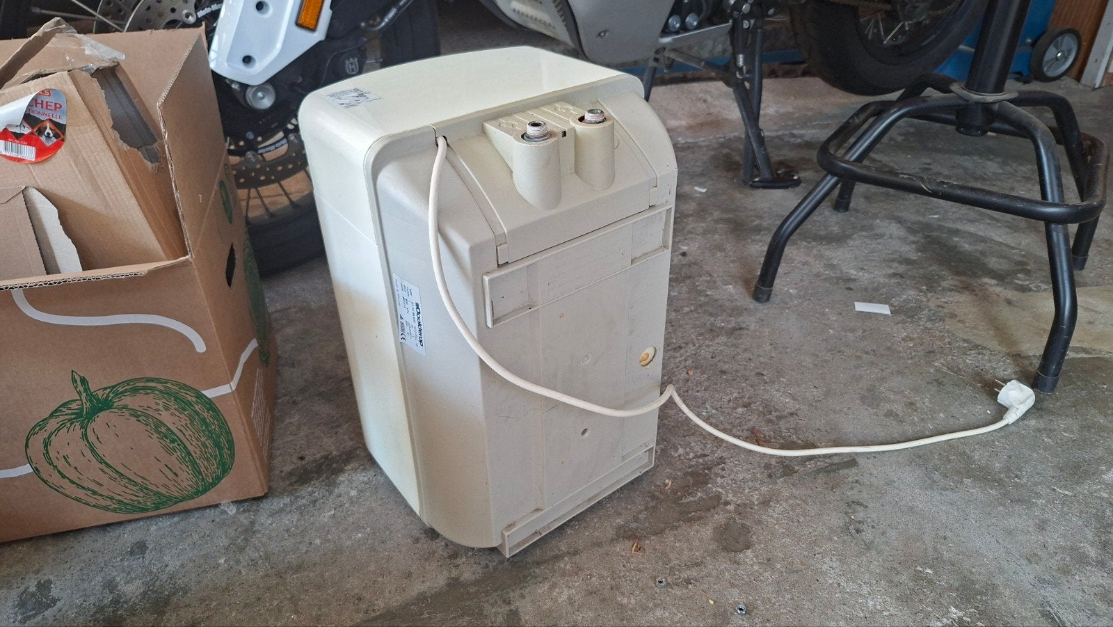 Daalderop doorstroomboiler, Ophalen, Gebruikt, Boiler, 6 t/m 10 jaar oud