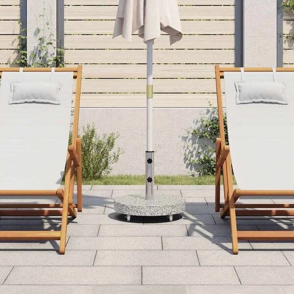 Parasolvoet rond 30 kg graniet grijs, Verzenden, Vida, Nieuw, Vida