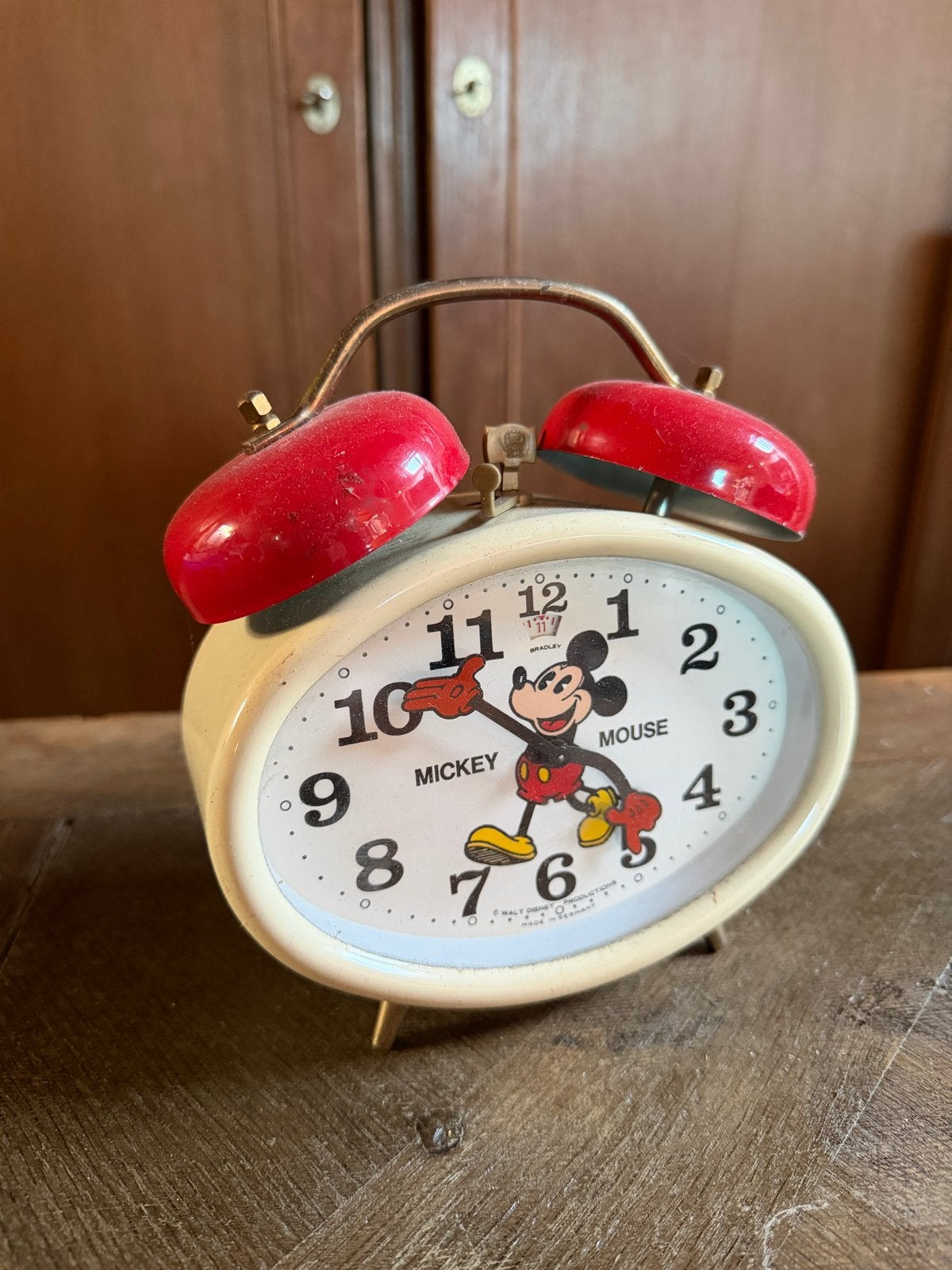 Vintage Mickey Mouse Wekker - Jaren '70, Ophalen of Verzenden