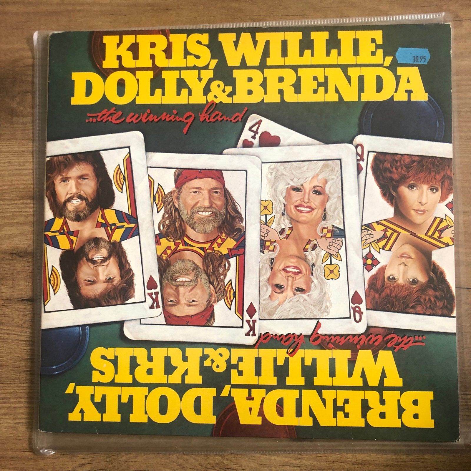 Kris, Willie, Dolly & Brenda - The Winning Hand dubbel album, Cd's en Dvd's, Ophalen of Verzenden, Gebruikt, 12 inch, Country