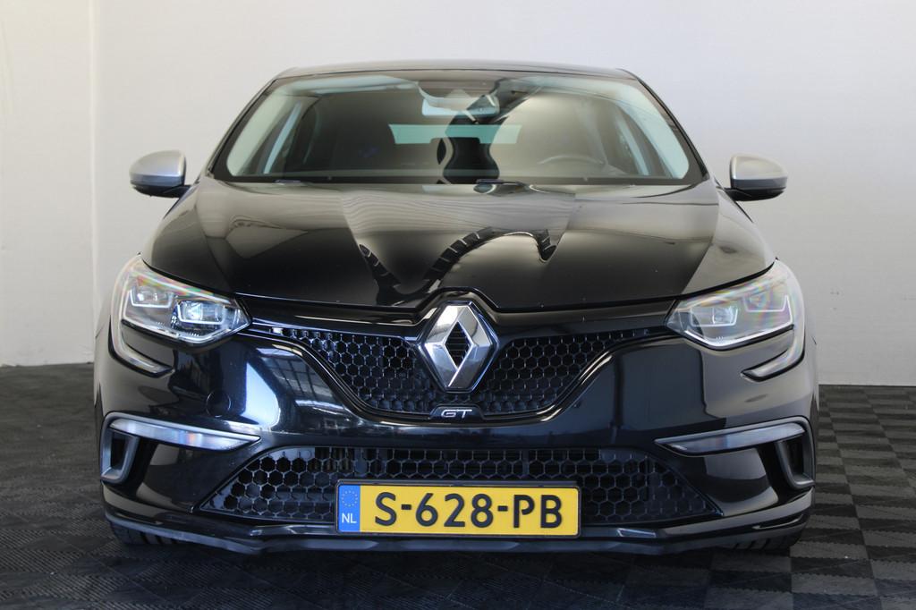 Renault Mégane 1.6 TCe GT |Stoelverw.|Navi| (bj 2016), Gebruikt, 4 cilinders, 1650 kg, Zwart