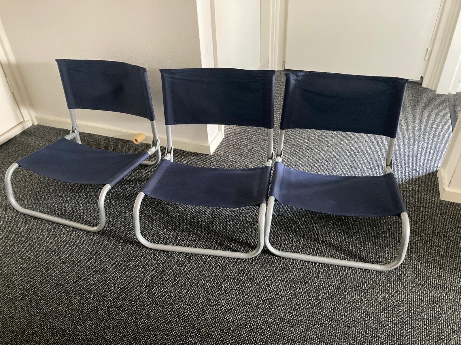 Set van 3 opvouwbare campingstoelen, Ophalen, Gebruikt, Campingstoel