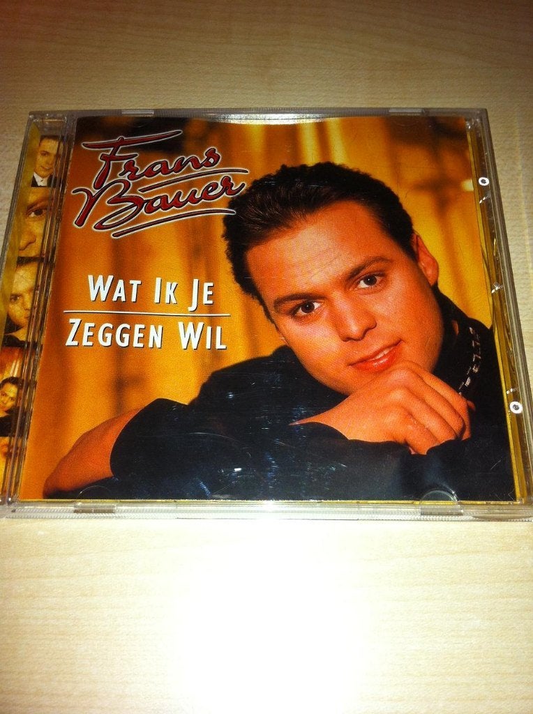 cd FRANS bauer wat ik zeggen wil orgineel ~~nieuw~~ staat, Verzenden, Zo goed als nieuw, Levenslied of Smartlap