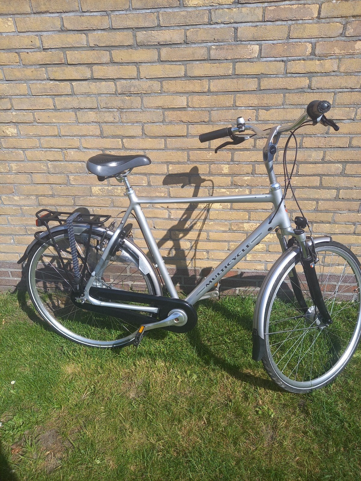 Multycycle Herenfiets 61cm, 8 versn. Nexus, zilver, Ophalen