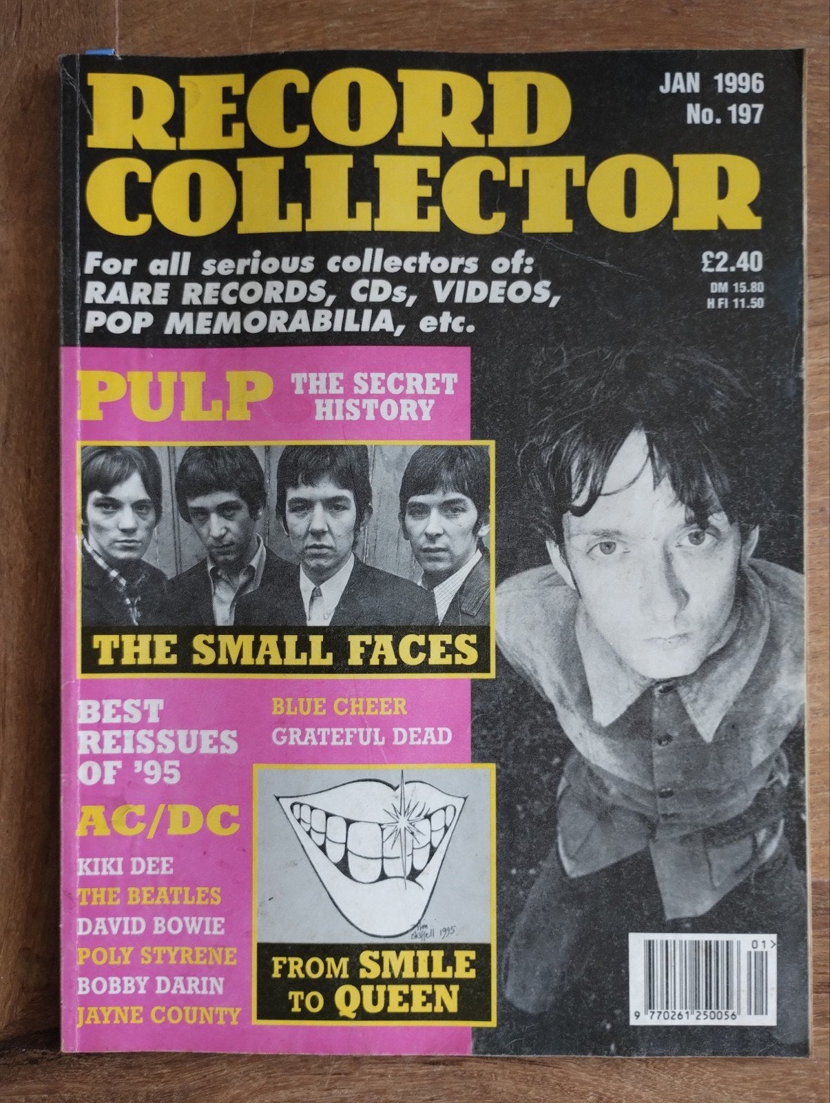 Record Collector Magazine - Januari 1996 - Pulp, AC/DC, Boeken, Ophalen of Verzenden, Gelezen, Muziek, Film of Tv