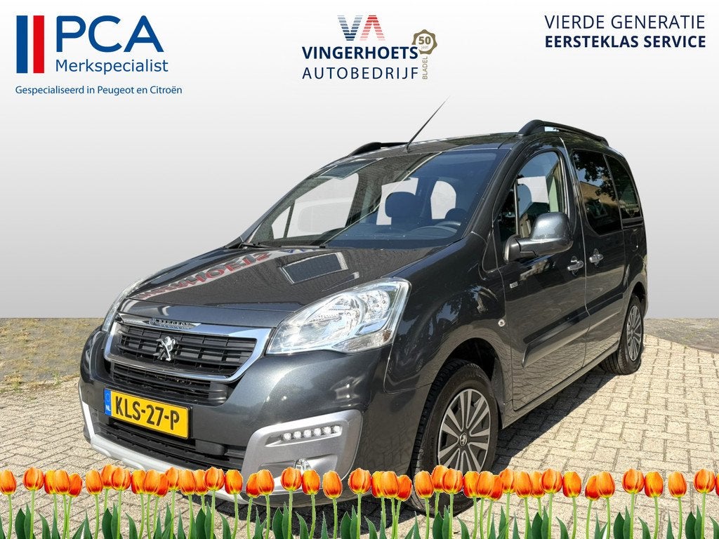 Peugeot Partner Tepee 110 Pk Benzine Style uitvoering * Airc, Voorwielaandrijving, Stof, 1199 cc, Bedrijf