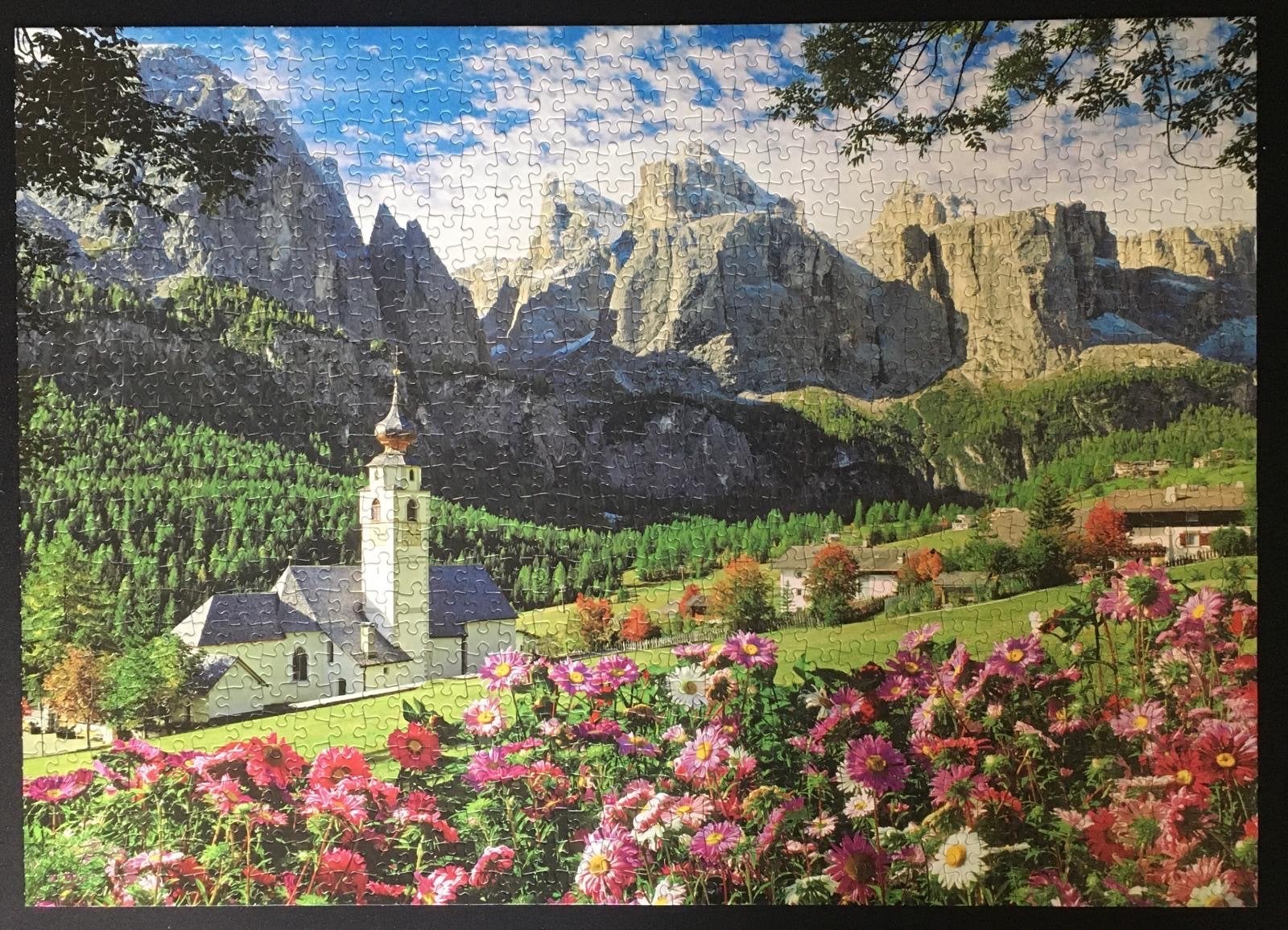 King 1000 stukjes puzzel Dolomieten, Kolfusch, Ophalen, 500 t/m 1500 stukjes, Gebruikt, Legpuzzel