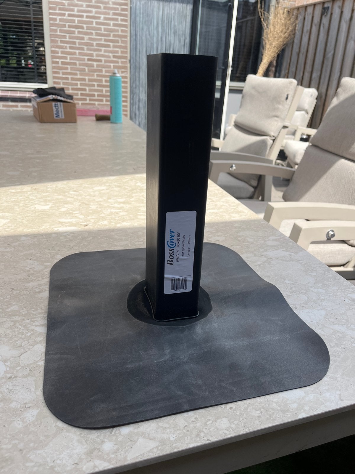 BossCover HWA PE 60x80 90 met epdm Slabbe, Ophalen, Afvoer, Pvc, 60 tot 80 mm