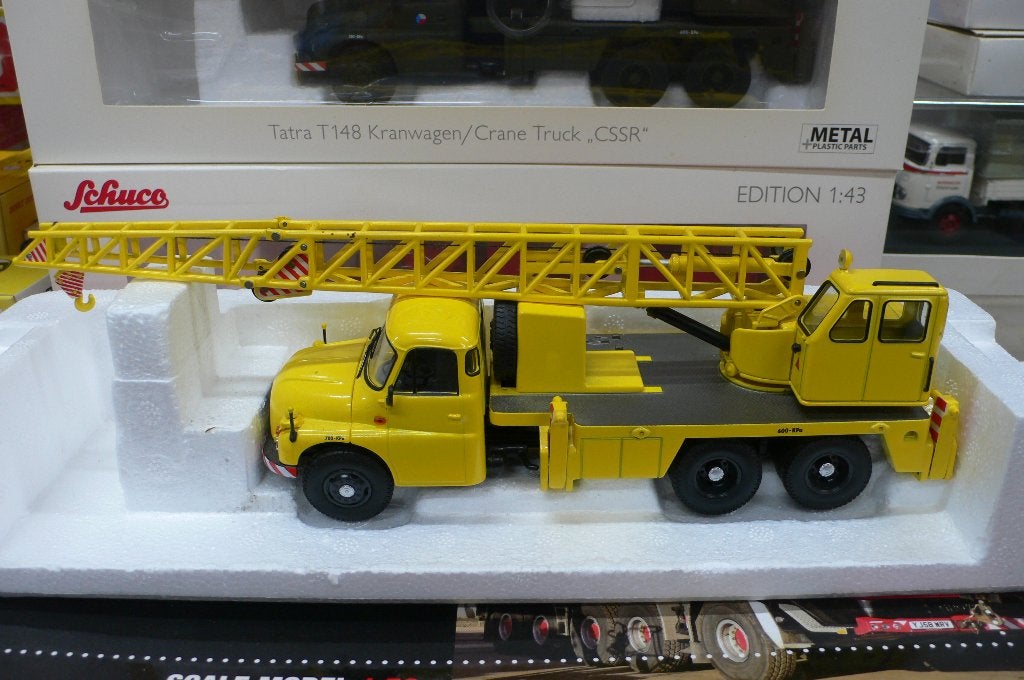tatra t148 kraanwagen - schuco 1/43 van 89 nu 59 euro !!!!!!, Verzenden, Nieuw, Bus of Vrachtwagen, Schuco