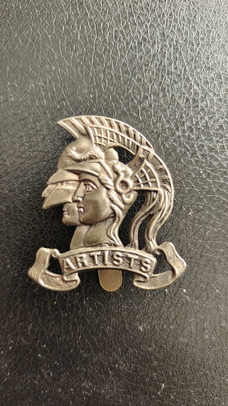 Originele WW1 capbadge 28th Londen Regiment, Verzamelen, Ophalen of Verzenden, Landmacht, Engeland, Embleem of Badge