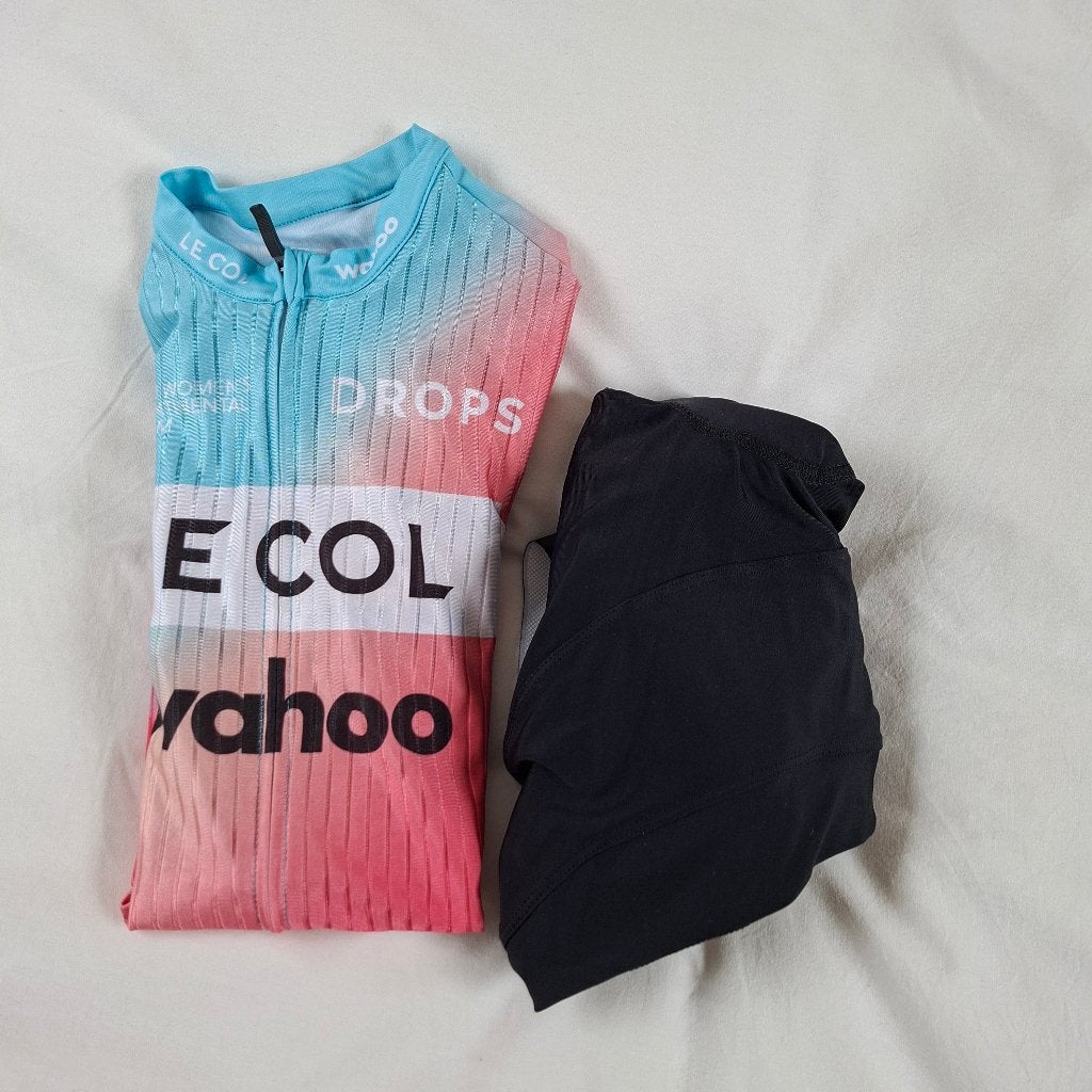 Le col jersey en bibtight maat xs *nieuwstaat*, Fietsen en Brommers, Fietsaccessoires | Fietskleding, XS, Le Col, Ophalen of Verzenden