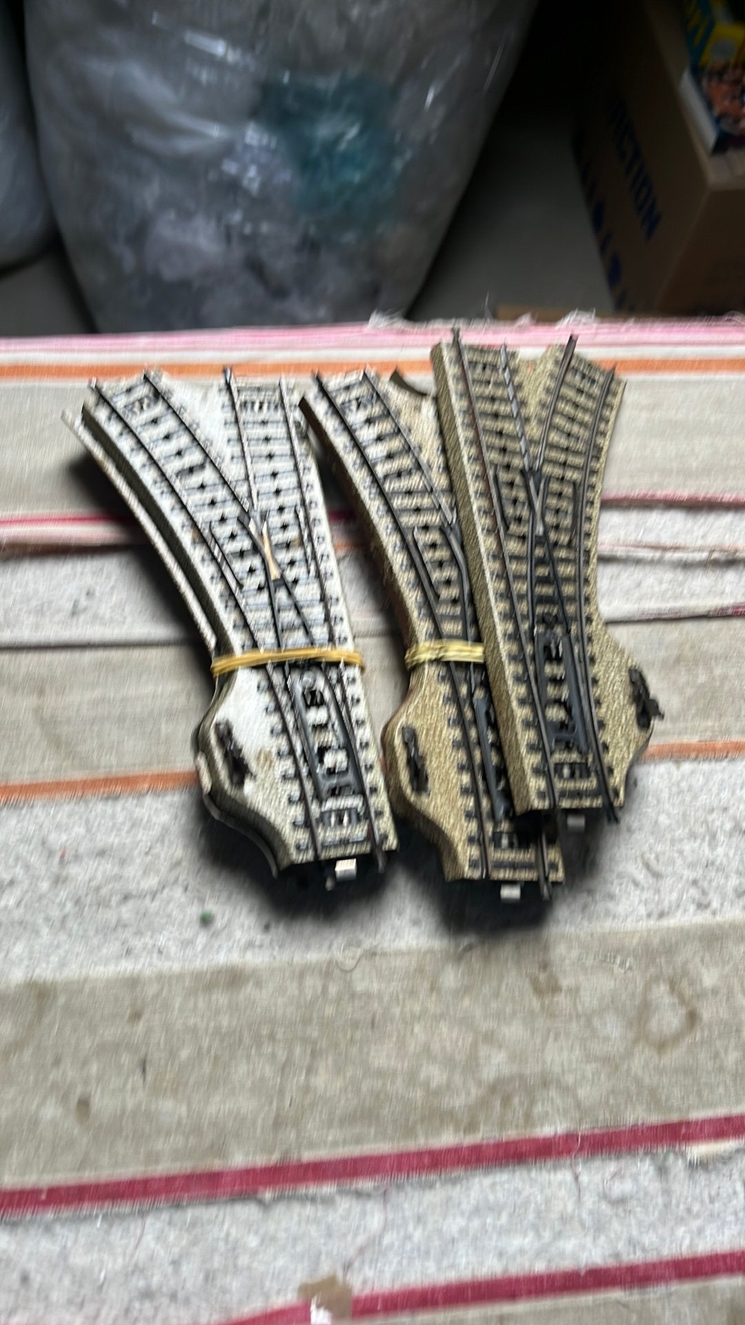 Te koop 5 wissels 3601 serie van marklin, Wisselstroom, Rails, Ophalen of Verzenden, Zo goed als nieuw