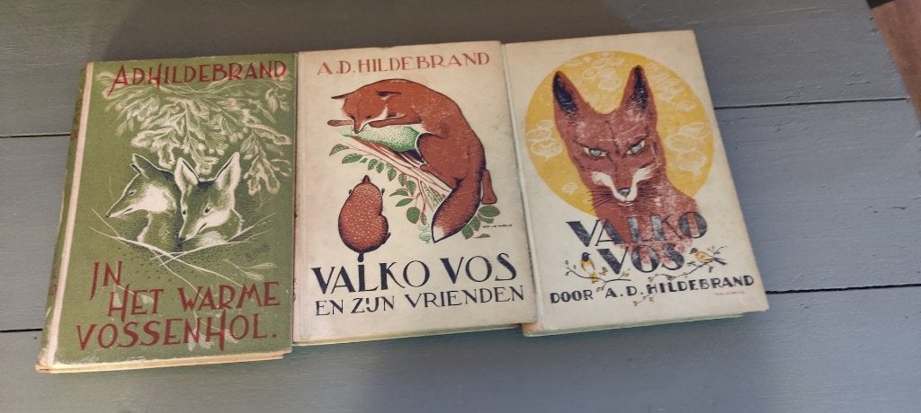 3 boeken van A.D. Hildebrand, met Valko Vos in de hoofdrol, Ophalen of Verzenden, Gelezen