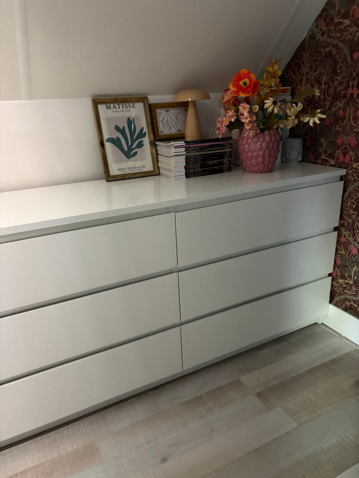 2x IKEA Malm ladekast met 6 lades, Ophalen, Gebruikt, 100 tot 150 cm, 5 laden of meer