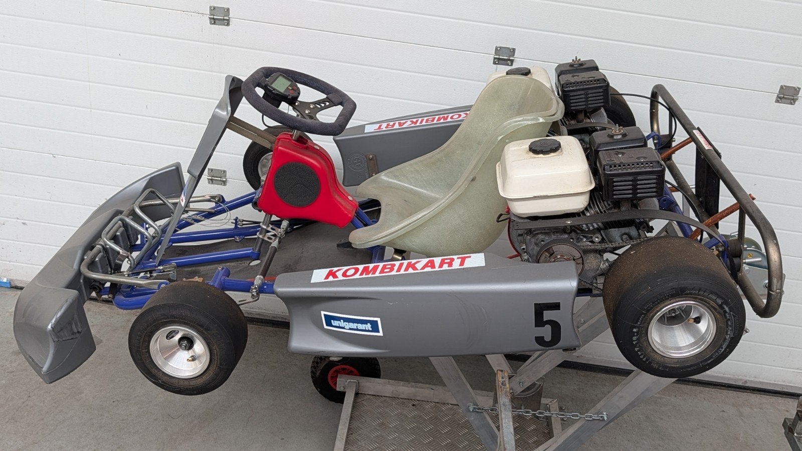 Kombikart met 2 Honda motoren en toebehoren, Sport en Fitness, Karting, Ophalen, Gebruikt, Kart