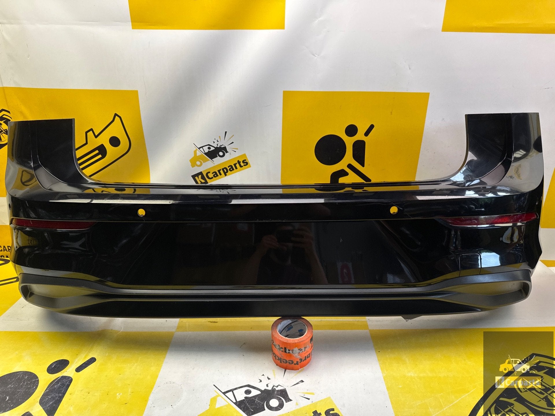 VW Golf 8 VIII Achterbumper 4XPDC 5H6807421C Achterbumper, Auto-onderdelen, Carrosserie en Plaatwerk, Gebruikt, Volkswagen, Volkswagen AG