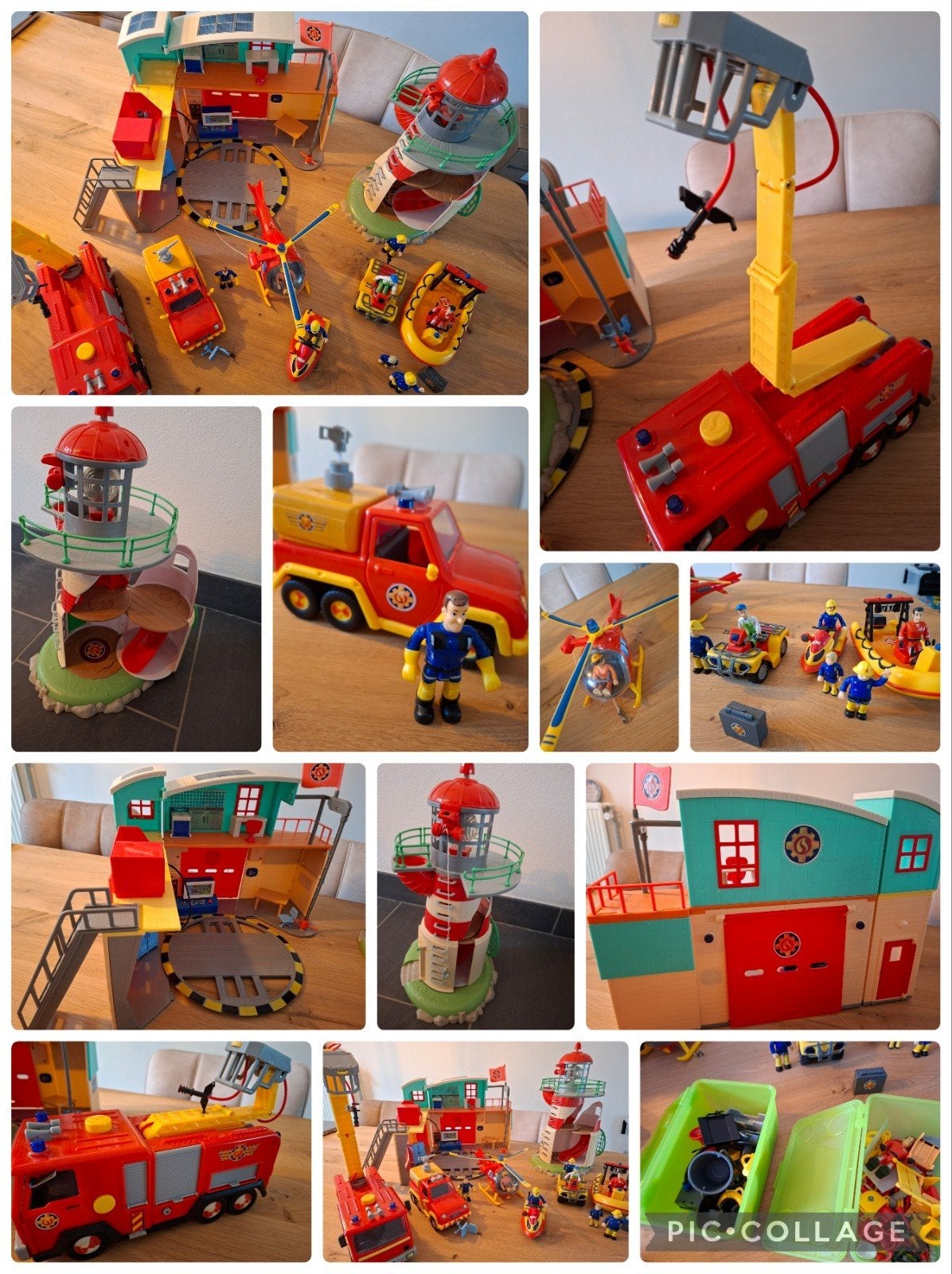 Complete Brandweerman Sam set - Zeer goede staat, Ophalen, Zo goed als nieuw