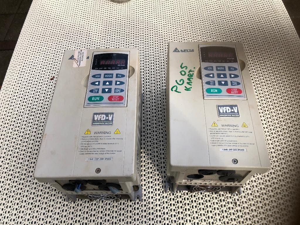 DELTA Frequentieomvormer VFD 015V 23A, Hobby en Vrije tijd, Elektronica-componenten, Ophalen of Verzenden, Gebruikt