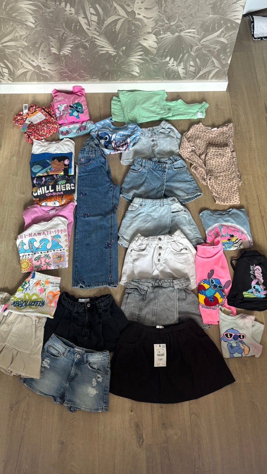 ZARA Meisjes zomerkleding pakket 134/140 - Lilo & Stitch, Kinderen en Baby's, Ophalen of Verzenden, Zo goed als nieuw, Meisje