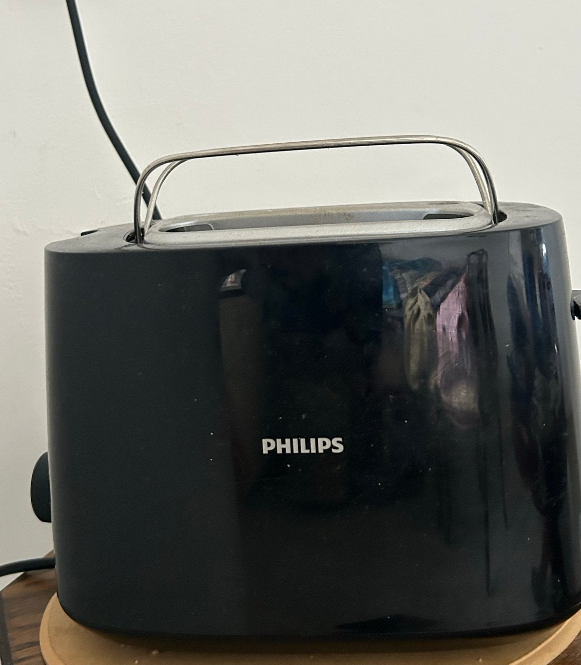 Philips broodrooster - Zwart, Verzenden, Zo goed als nieuw, Uitneembare kruimellade