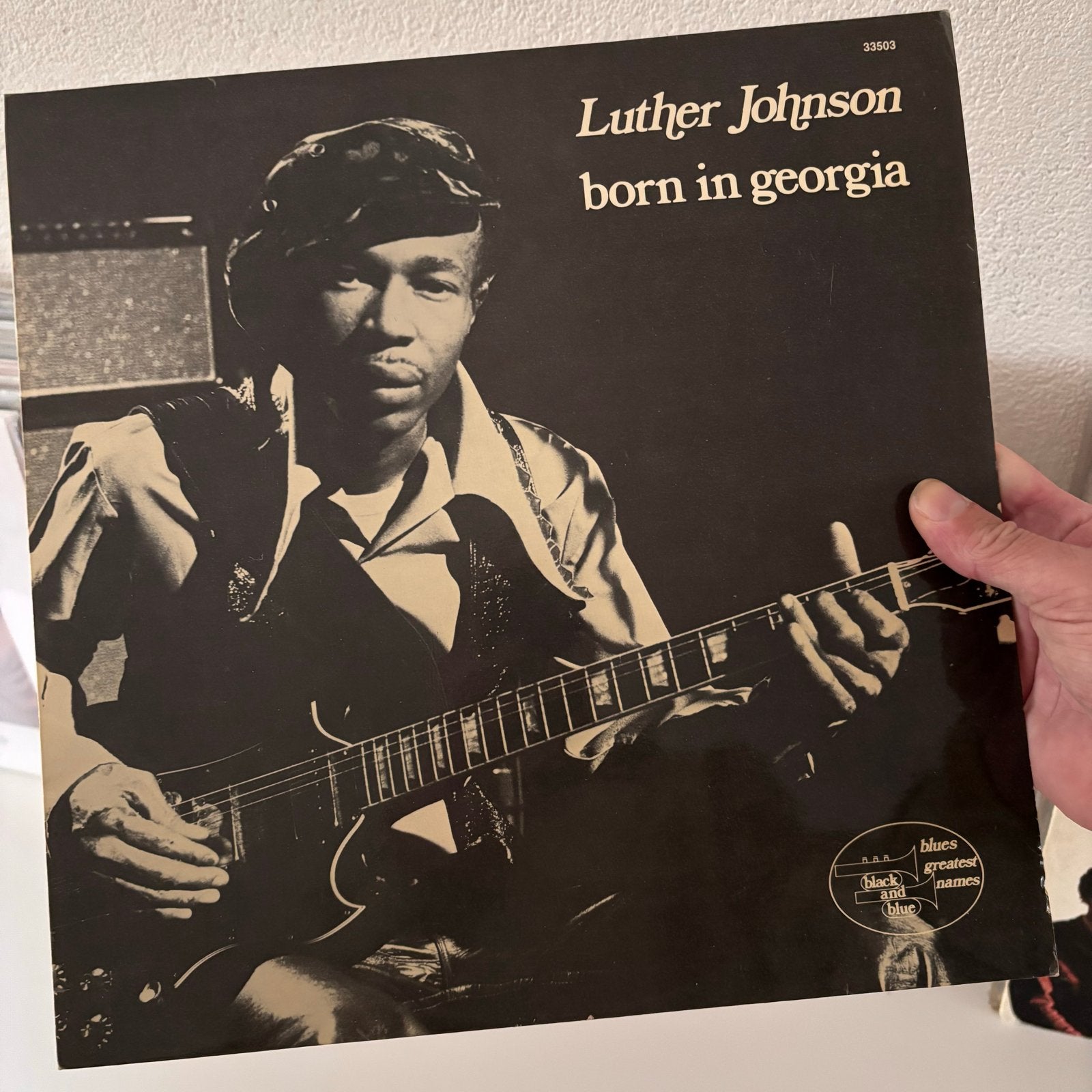 Luther Johnson - Born in Georgia (LP) 1972, LP, Gebruikt, Inclusief binnenhoes, Ophalen of Verzenden