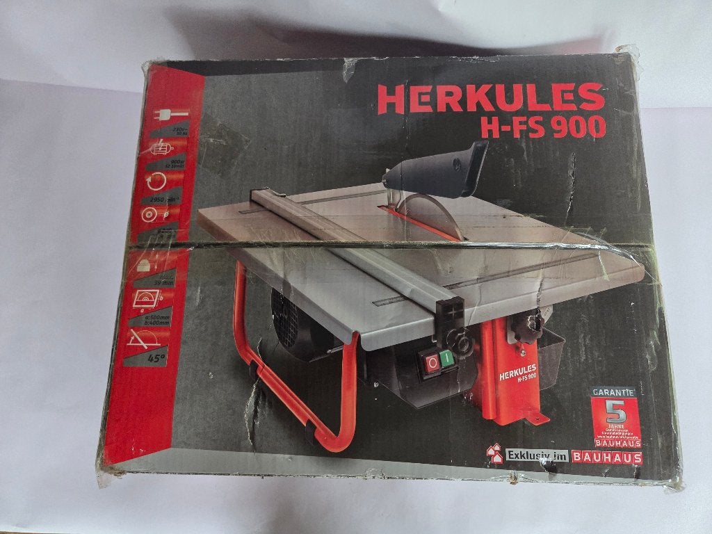 Herkules tegelzaagmachine H-FS 900 - 900watt tot 41mm dikte, Hercules, Overige typen, 600 tot 1200 watt, Ophalen of Verzenden