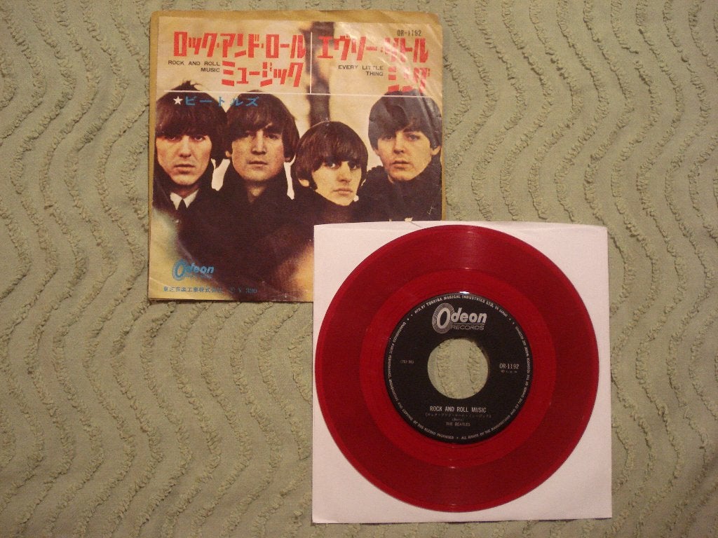 The Beatles 7" Rood Vinyl: Rock and Roll Music (Japan) ¥330, Ophalen of Verzenden, Gebruikt, 7 inch, Pop