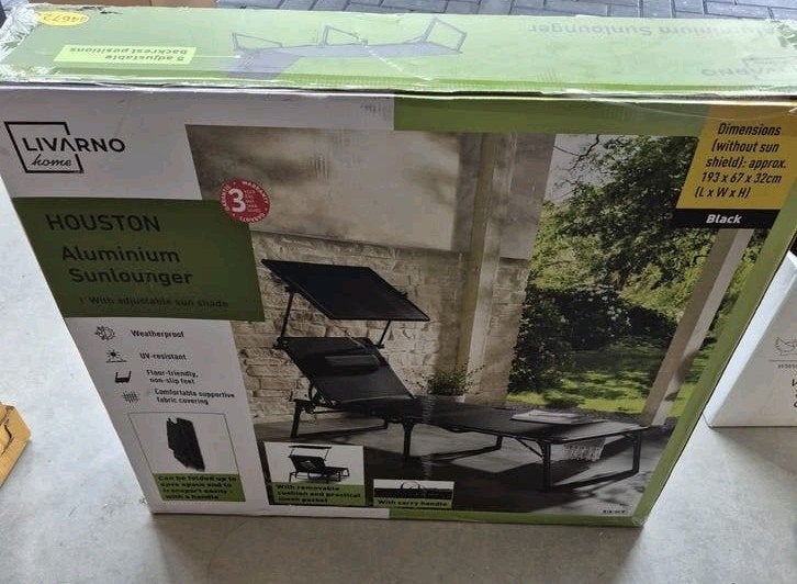 LIVARNO home Aluminium stretcher zwart /nieuw, Ophalen, Nieuw, Aluminium, Inklapbaar