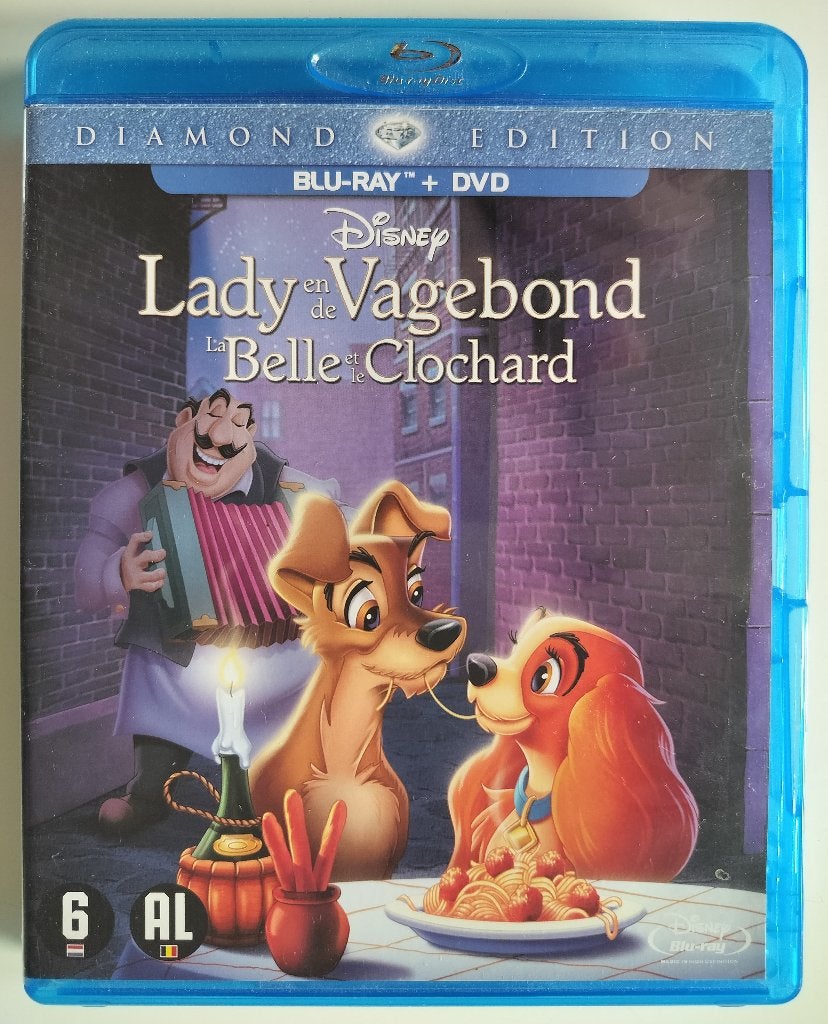 Lady & de Vagebond [2011] *Diamond Edition *Blu-Ray & DVD, Inclusief DVD, Nederlands, Film, Ophalen of Verzenden