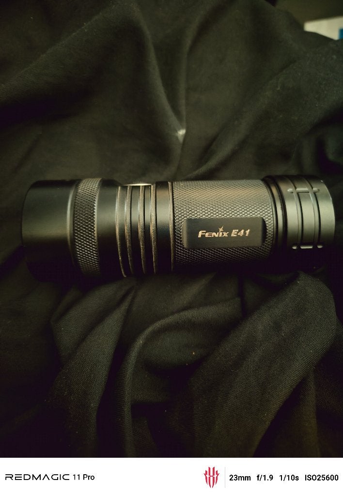 Zak lamp Fenix E41, Ophalen of Verzenden, Gebruikt