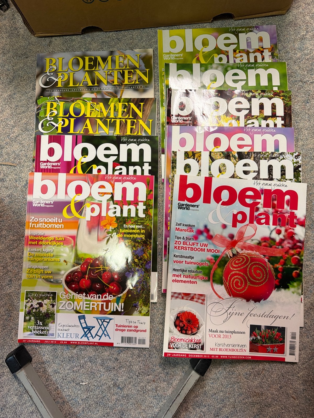 Bloem & Plant / Bloemen & Planten tijdschriften 2012, Boeken, Ophalen of Verzenden, Gelezen, Overige typen