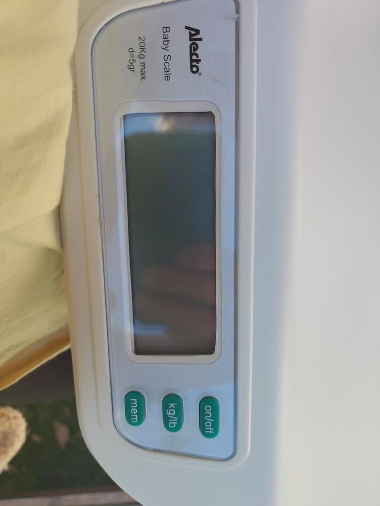 Alecto Baby Weegschaal - Nauwkeurig en Betrouwbaar, Kinderen en Baby's, Overige Kinderen en Baby's, Ophalen, Zo goed als nieuw