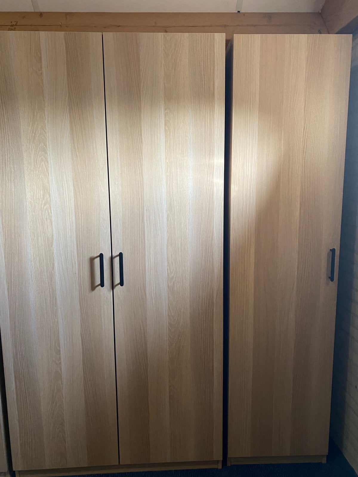 Ikea pax kasten eiken 1 meter en 50 cm forsand en nydala, Ophalen, 200 cm of meer, 50 tot 100 cm, Zo goed als nieuw